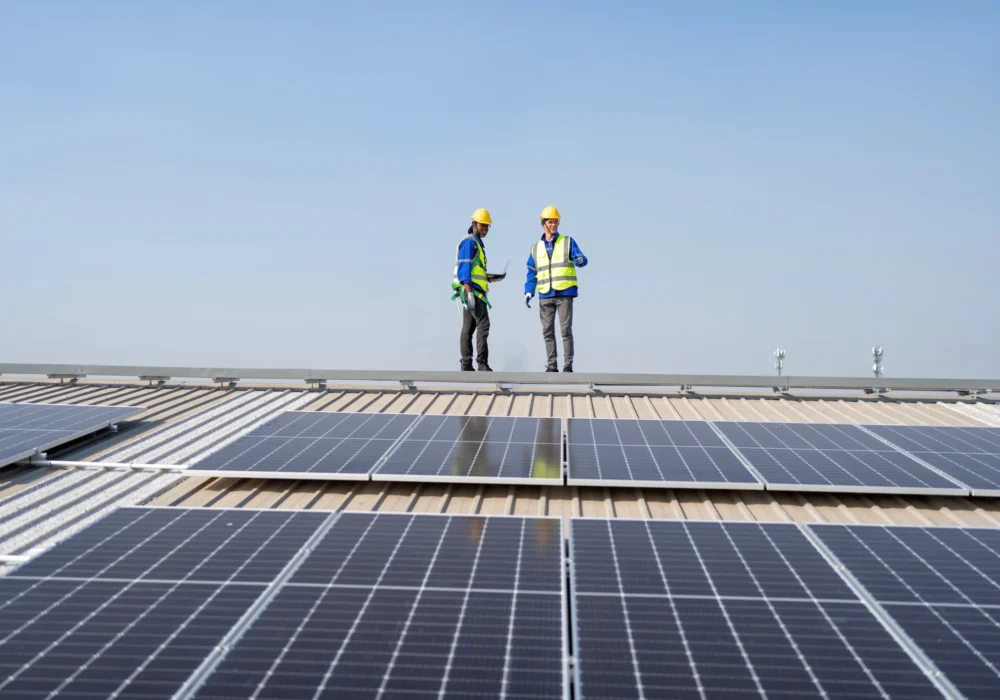 engineer-on-rooftop-stand-next-to-solar-panels-hap-2024-10-18-07-21-38-utc